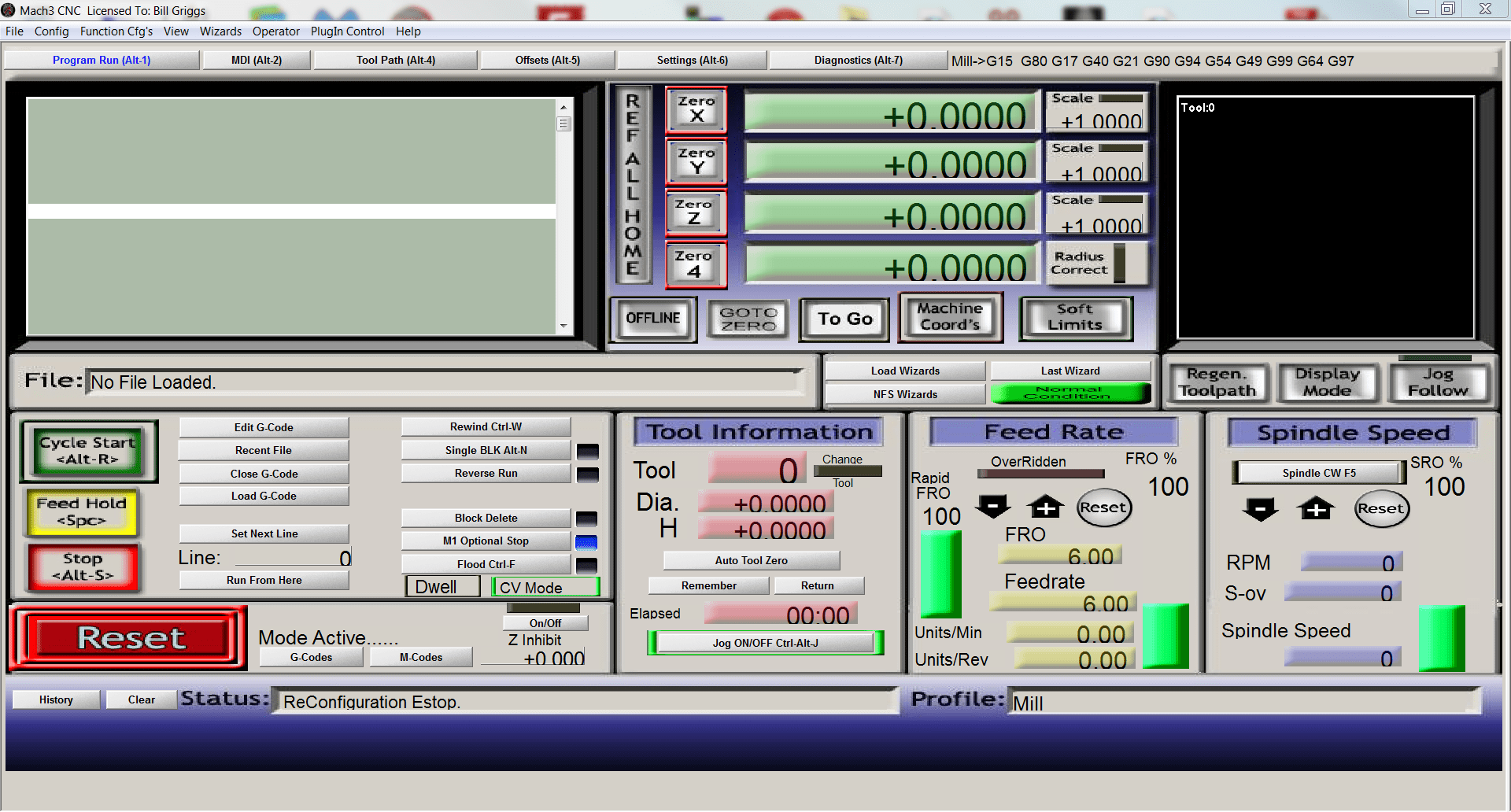 Easy learning, Mach3 Basic tutorial machine work area Configuring