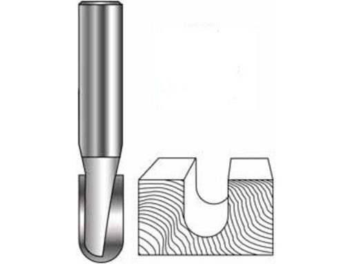 Roundnose Bit - Carbide, 1/4in diameter