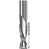 Spiral Downcut Endmill - HSS, 1/4in Diameter, For Wood